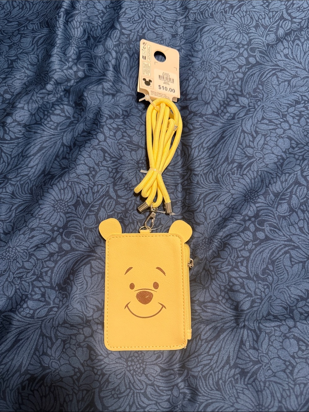 Disney Winnie the Pooh Yellow Crossbody Card Holder